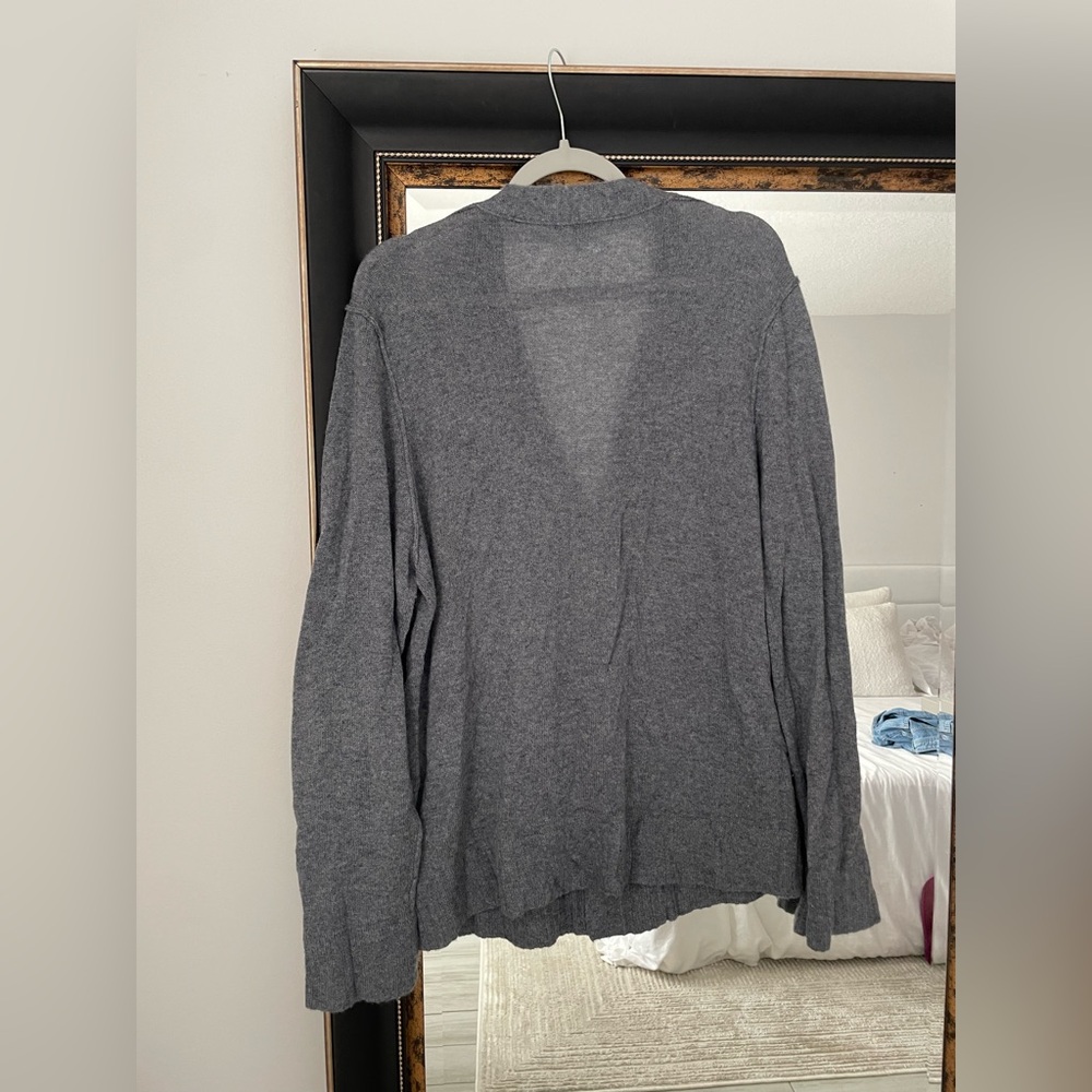James Perse Heather Gray Cardigan - Picture 4 of 6